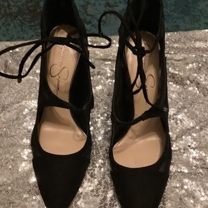 Jessica Simpson Black Heels